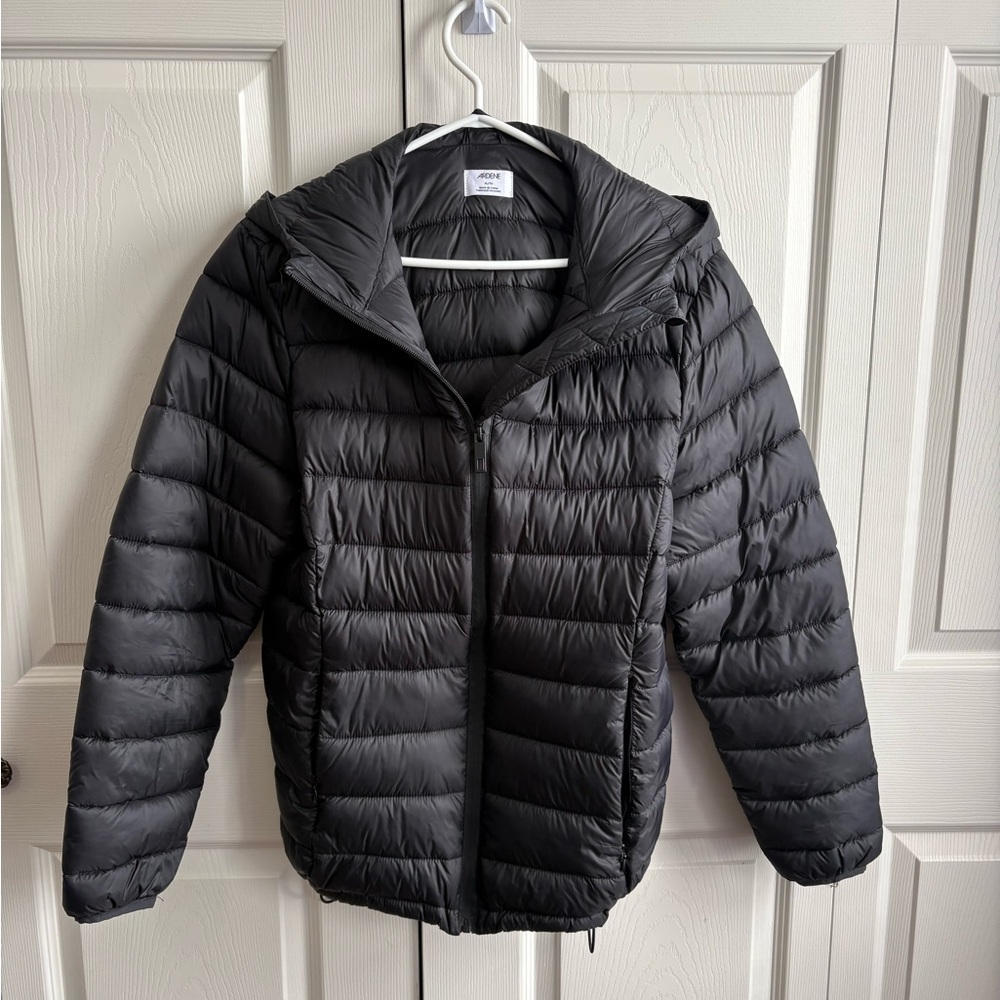 Black Ardene bubble coat (XL)